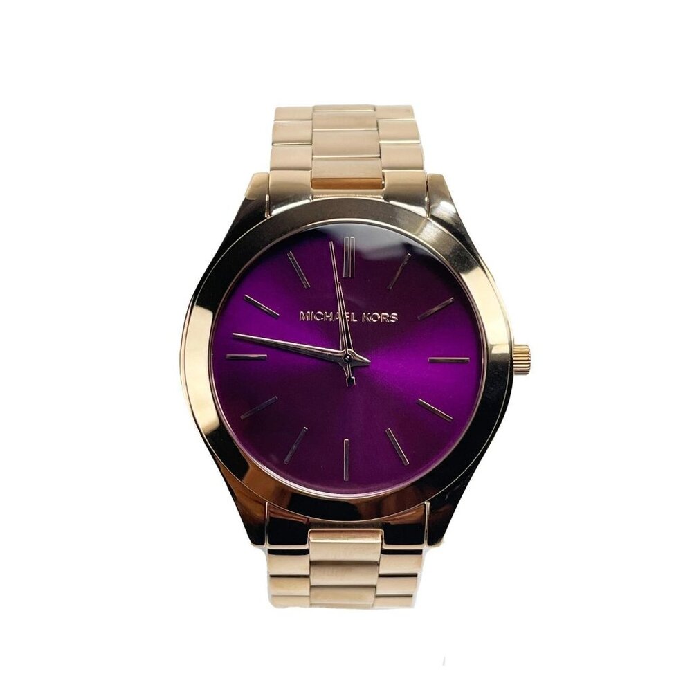 NEW Michael Kors (MK3293) Slim Runway Stainless Steel Watch Womens